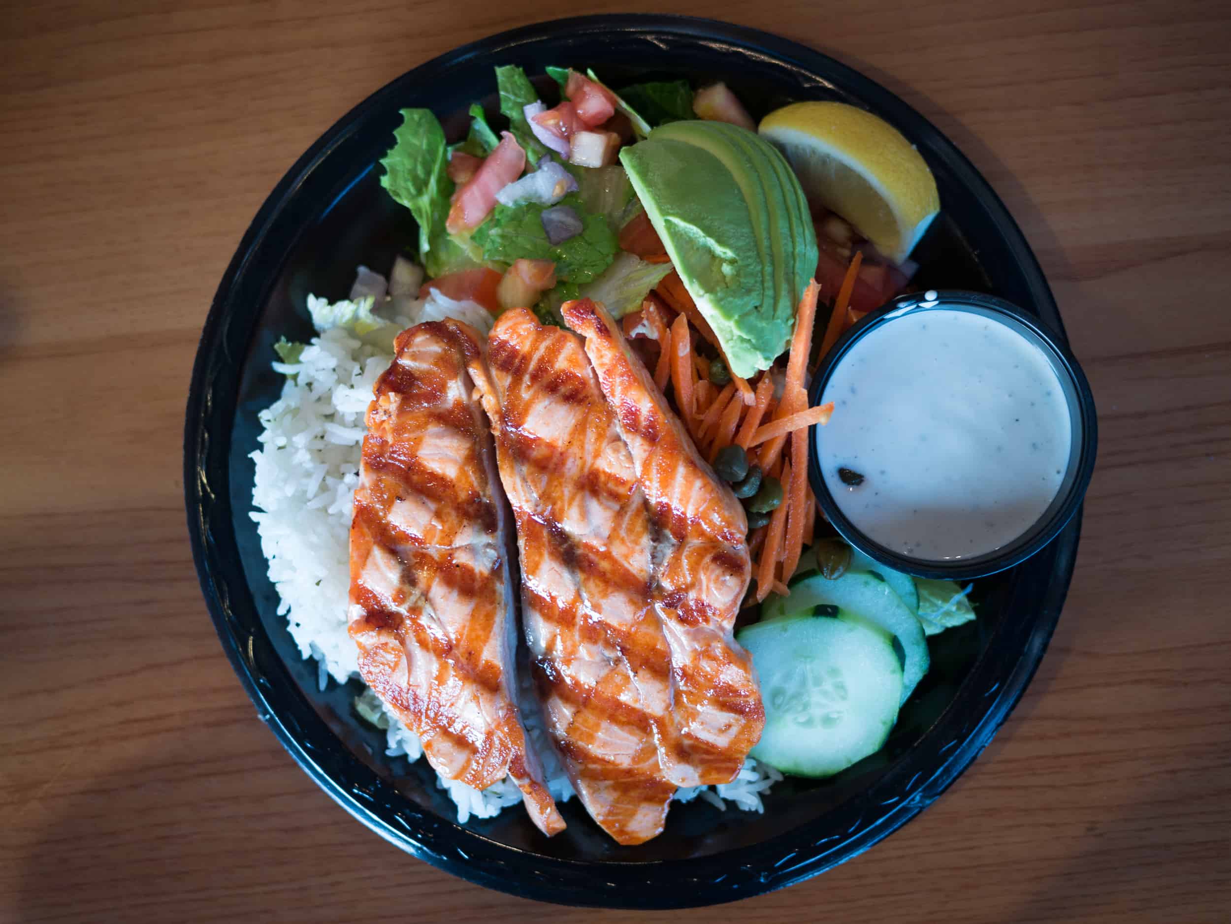 Blue Water Seafood Market and Grill signature dishes Red Snapper
Seared Ahi Sandwich
Mahi Mahi